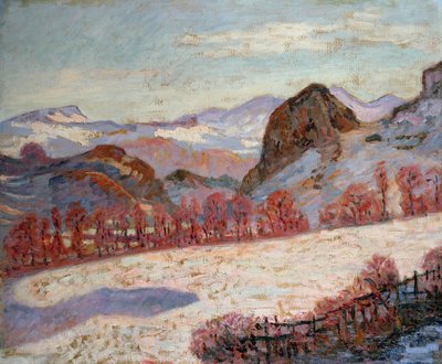 サンソーヴドーベルニュ、1900年頃 作： Jean Baptiste Armand Guillaumin
